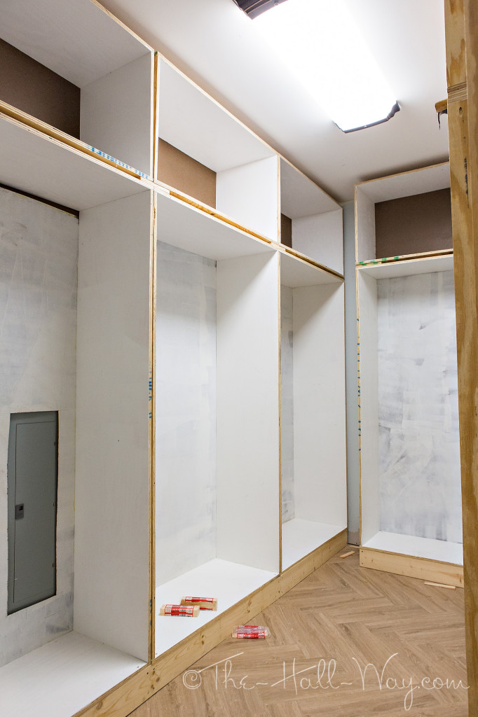 Upper Cabinets Installed